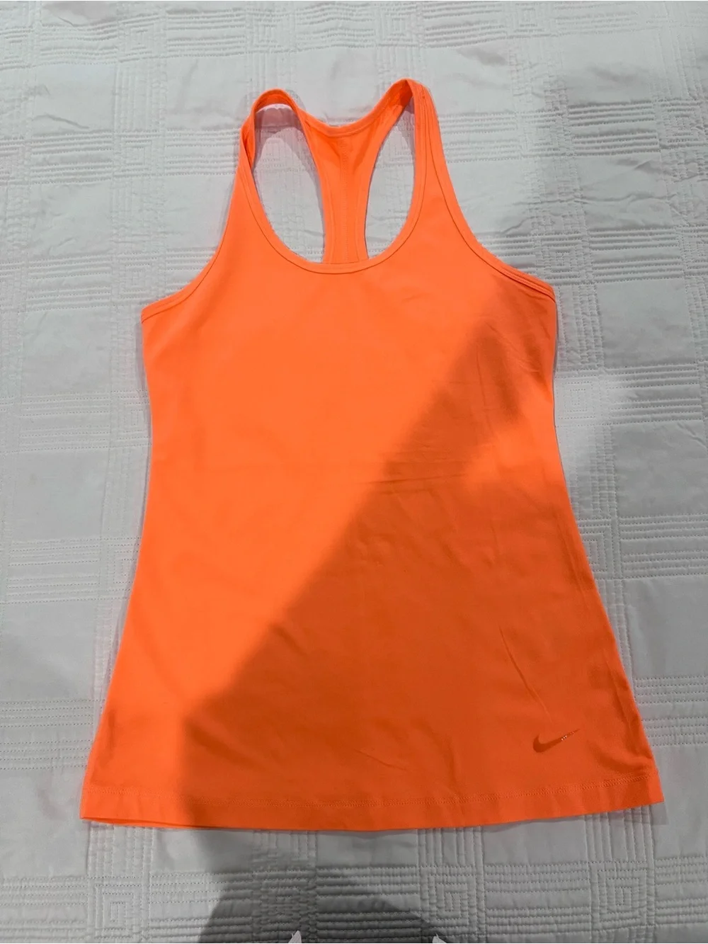 Nike Women’s Neon Orange Racerback Performance Tank
